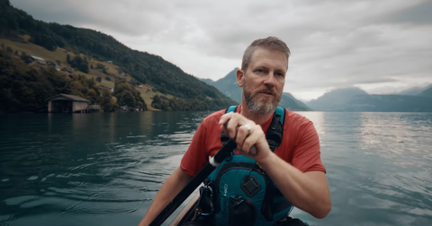 Film-Ausschnitt von Reto Wyss im Film "Gegen den Strom"