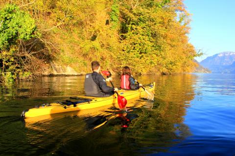 Im Herbst ist die Stimmung auf dem See ganz speziell.