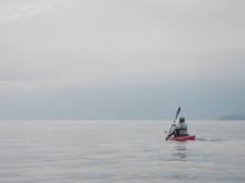 Kaltes Wasser, aber auch Nebel sind Gefahren beim Winter-Paddeln