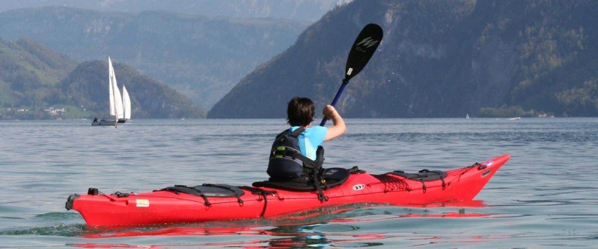 Seekajak-Kurs bei der Kanuwelt Buochs 