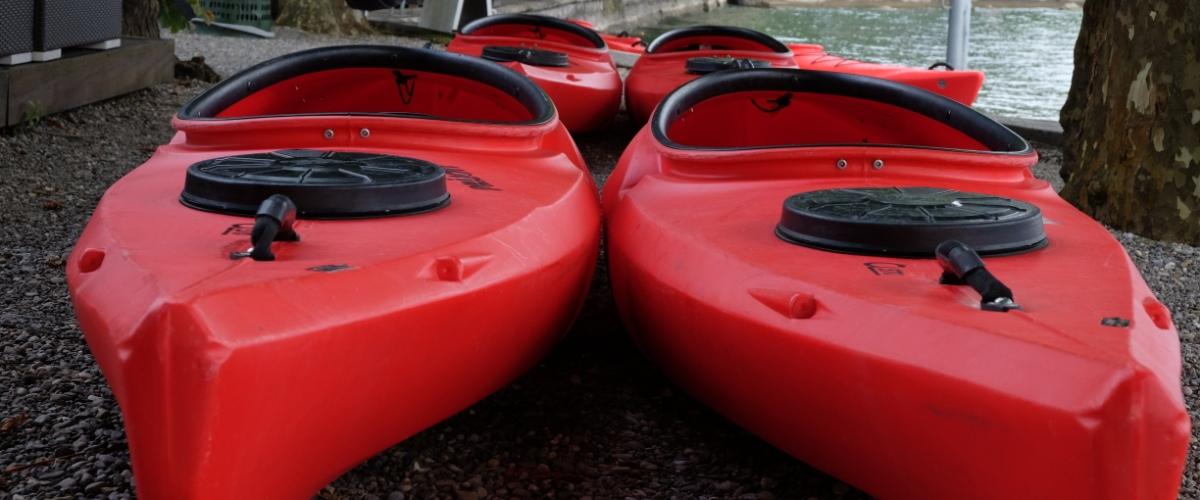 Kanu-Vermietung bei der Kanuwelt Buochs