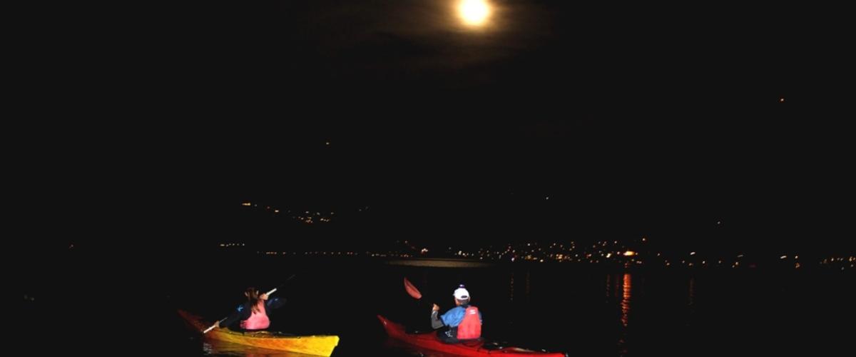 Vollmond Paddel-Tour mit der Kanuwelt Buochs