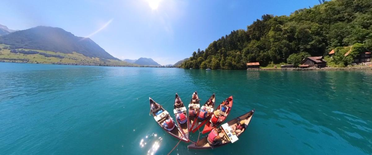 Apéro mitten auf dem See